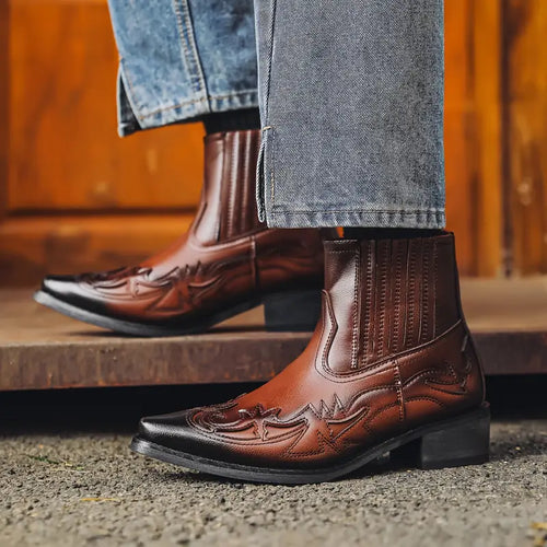 Westmere Leather Ankle Boots