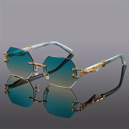 Noir Gold-Plated Polarized Sunglasses