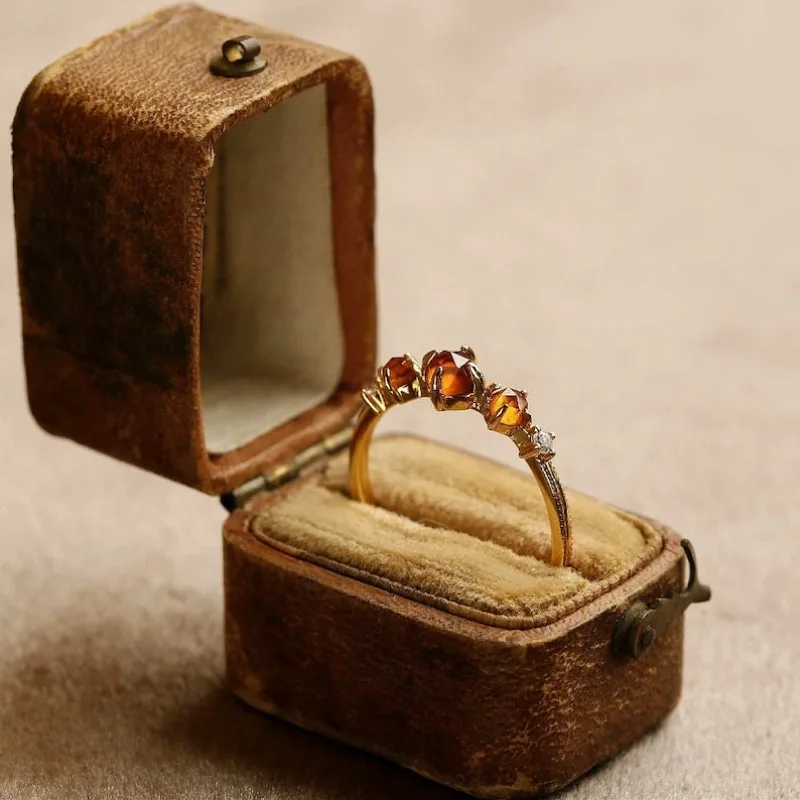 Sunset Ember Ring
